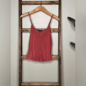 American Eagle Outfitters Red Camisole Top